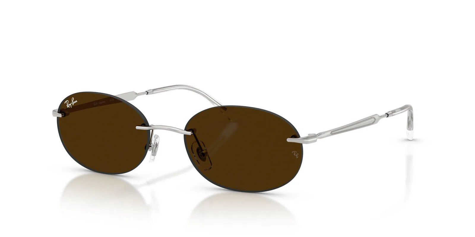 Ray-Ban 3767 Sunglasses - Silver - view 5